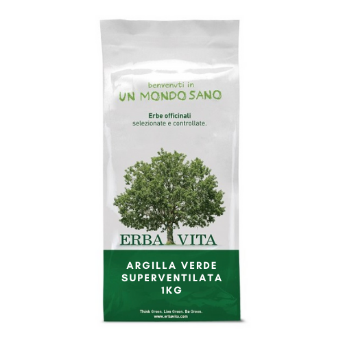 Argilla Verde Superventilata 1kg - Erba Vita
